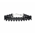 Vintage Punk Short Black Lace Velvet Choker Necklace For Women, Fashion Tattoo Necklace Choker Jewelry